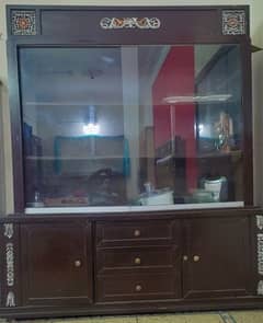 Good Condition Showcase and Dressing Table