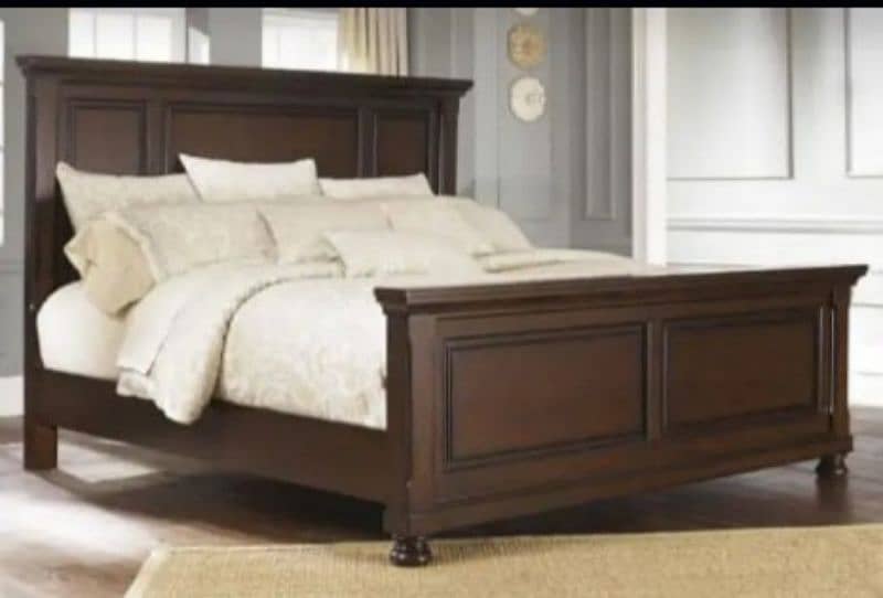 double bed set, king size bed set, Sheesham wood bed set, furniture 10