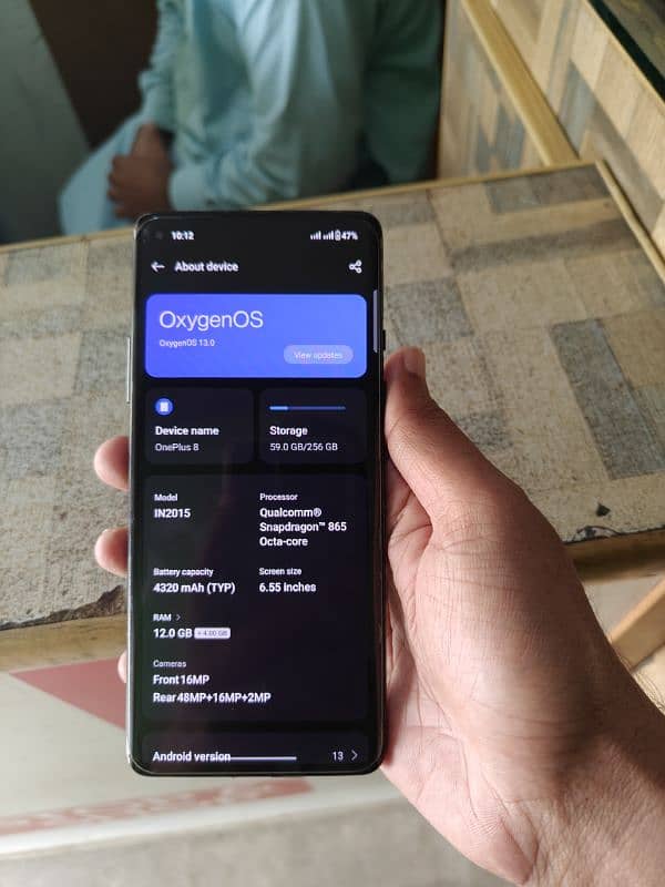 oneplus 8 dull sim approved 12/256 condition 10/10 3