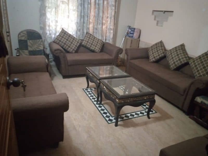 9 seater sofa set with cushions 1