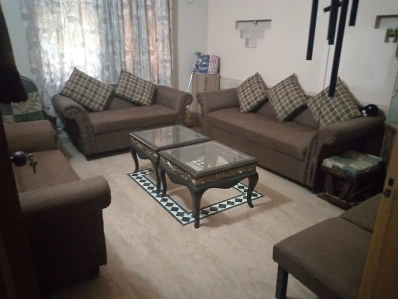 9 seater sofa set with cushions 3