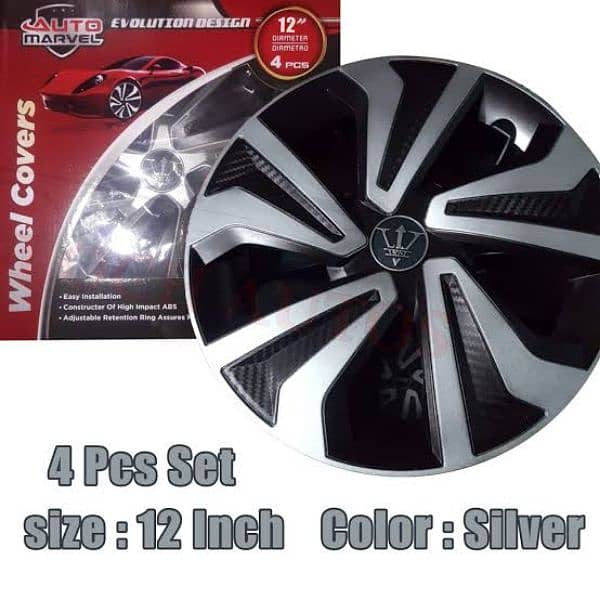 alloy rims designed wheel caps R12" 1