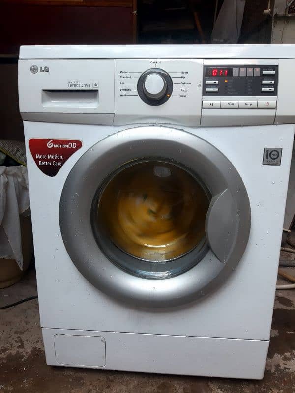 Lg Inverter front load. automatic washing machine 0