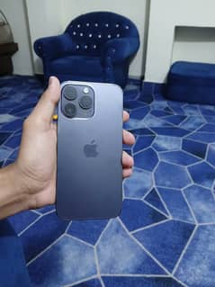 iphone 14 pro max deep purple 256 gb UAE model 10/10