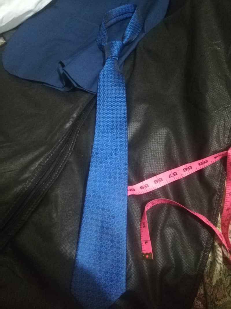 3 Three Piece Suite Blue Colour With Shirt, Tie, Belt l 1 time used 11