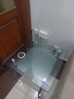 glass table