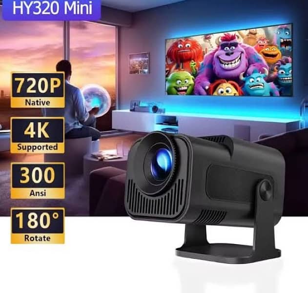 Magcubic Hy320 mini Projector+Smart Tv Andriod 11 4k supported 0