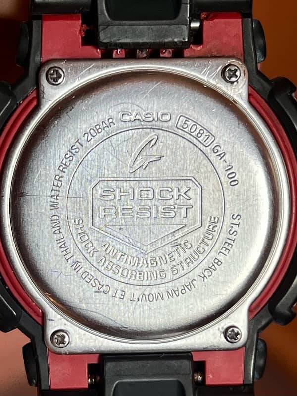 Casio G-Shock GA100-1A4 12