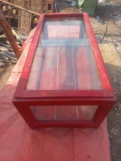 glass table counter for shop & other refreshment stall