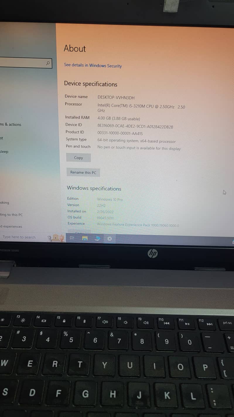 HP 4540s Laptop 2