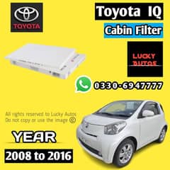 Toyota Iq Cabin / Ac Filter Year 2008 to 2016