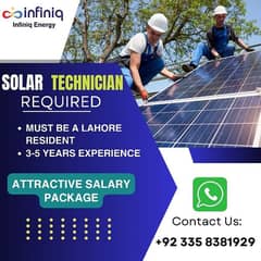 Solar Technician/Engineer Required