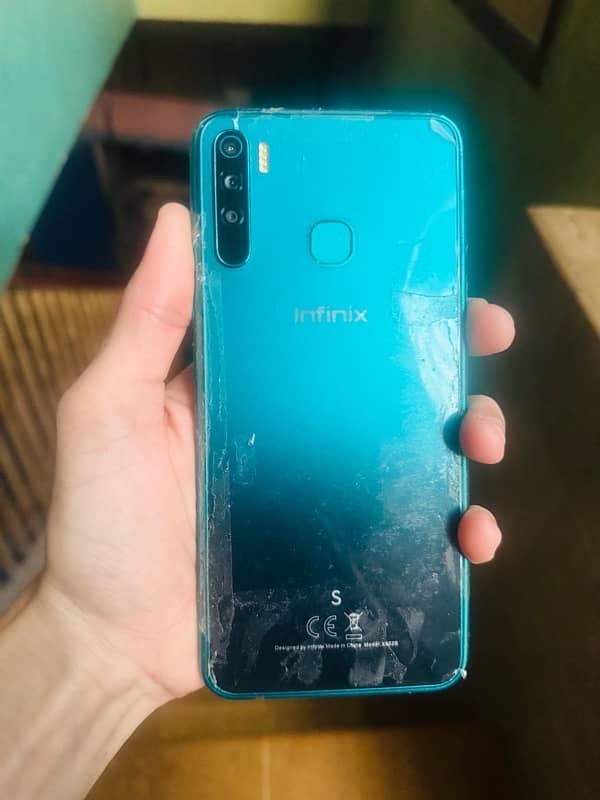 infinix s5 4:64 box and set mobile pack hai geniune panel hai 0