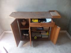 iron and study table