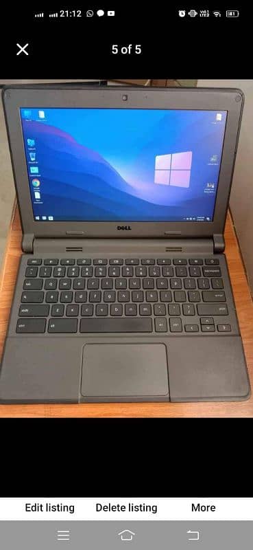 Dell Chromebook 3120 with windows 10 0