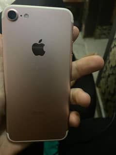 Apple iphone7 rose gold colour scratchless mobile