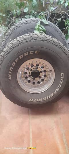 35 inch jeep Rims and  tyres tires alloy 4x4