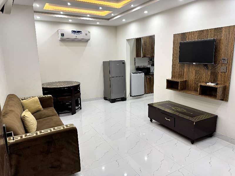 Furnished Apartment For Rent in Iqbal Block Bahria Town Lahore 0