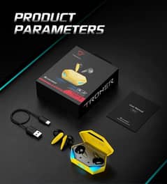 Torner TG73 gaming earbuds design for PUBG and Free fire