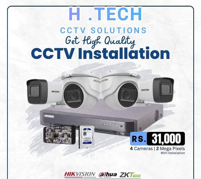 Hikvision 2mp CCTV cameras 0