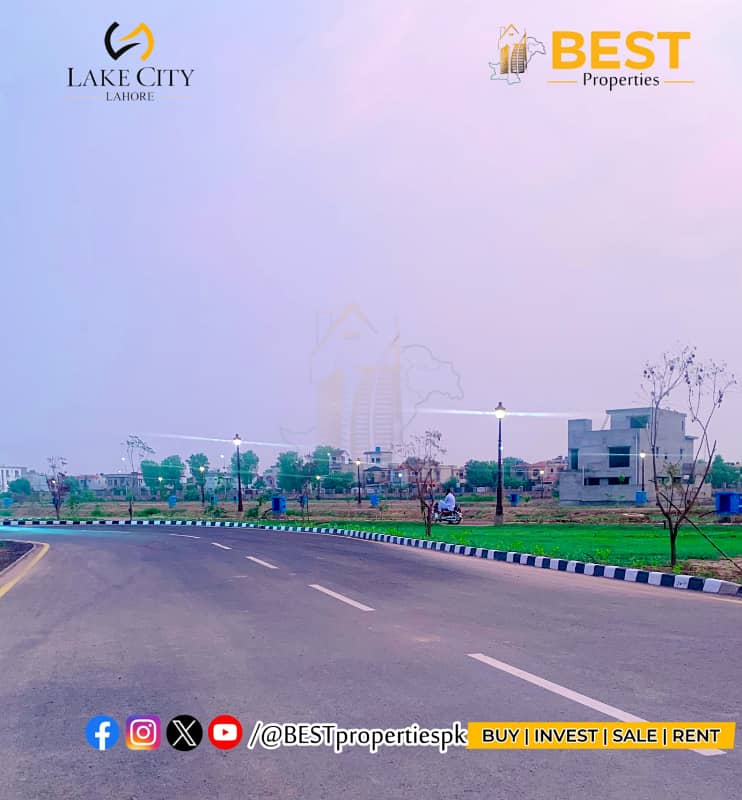 5 Marla Plot for SALE On Cheap Prices in Sector M6 Lake City Lahore 3