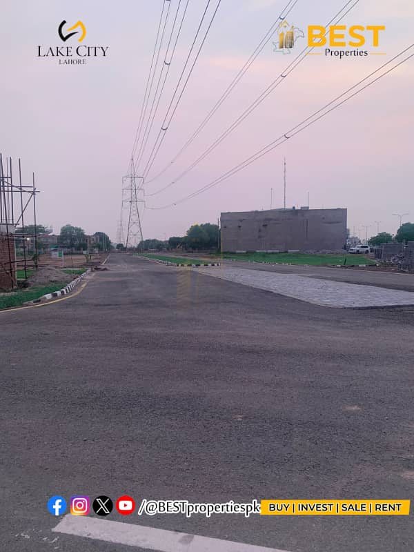 5 Marla Plot for SALE On Cheap Prices in Sector M6 Lake City Lahore 4