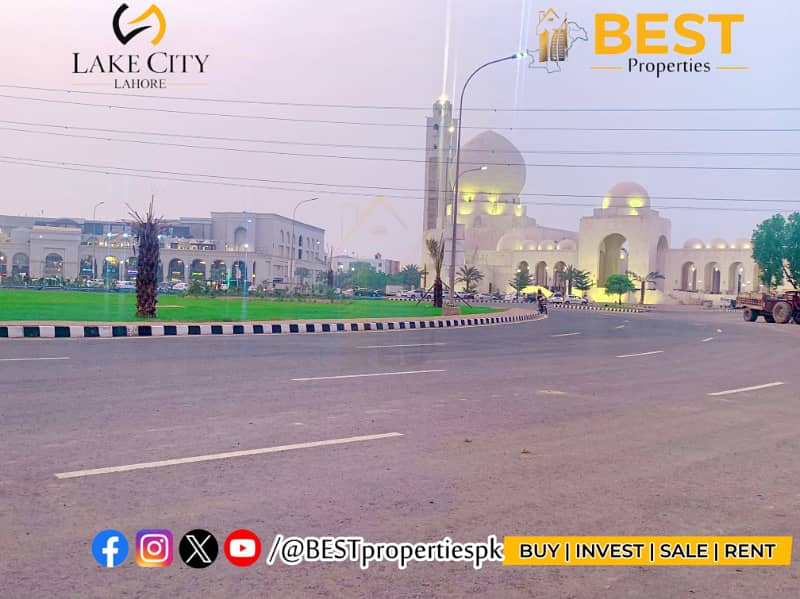 5 Marla Plot for SALE On Cheap Prices in Sector M6 Lake City Lahore 8