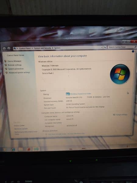 hp laptop dual core 2gb ram 128gb hard drive 0