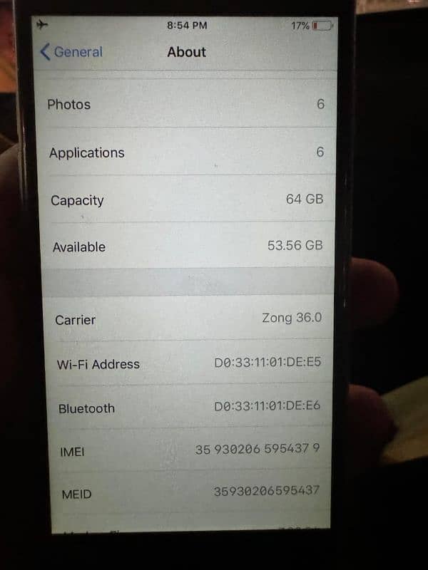 Iphone 6 0370=788=9393 All okay haa 64gb Non PTA 1