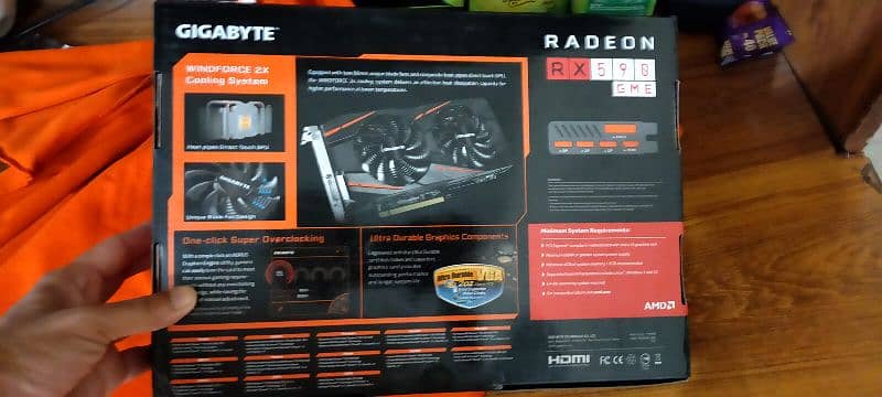 Rx 590 8gb Gigabyte with box 6