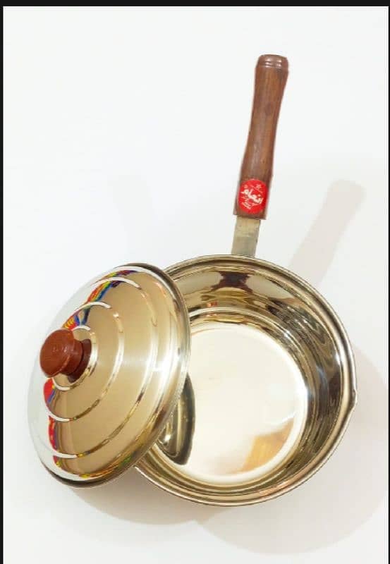 Brand New Stainless Steel Milk Pan/Sauce Pan for Tea 1