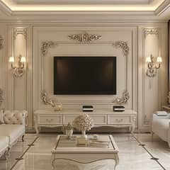 wall moulding & fall cilling