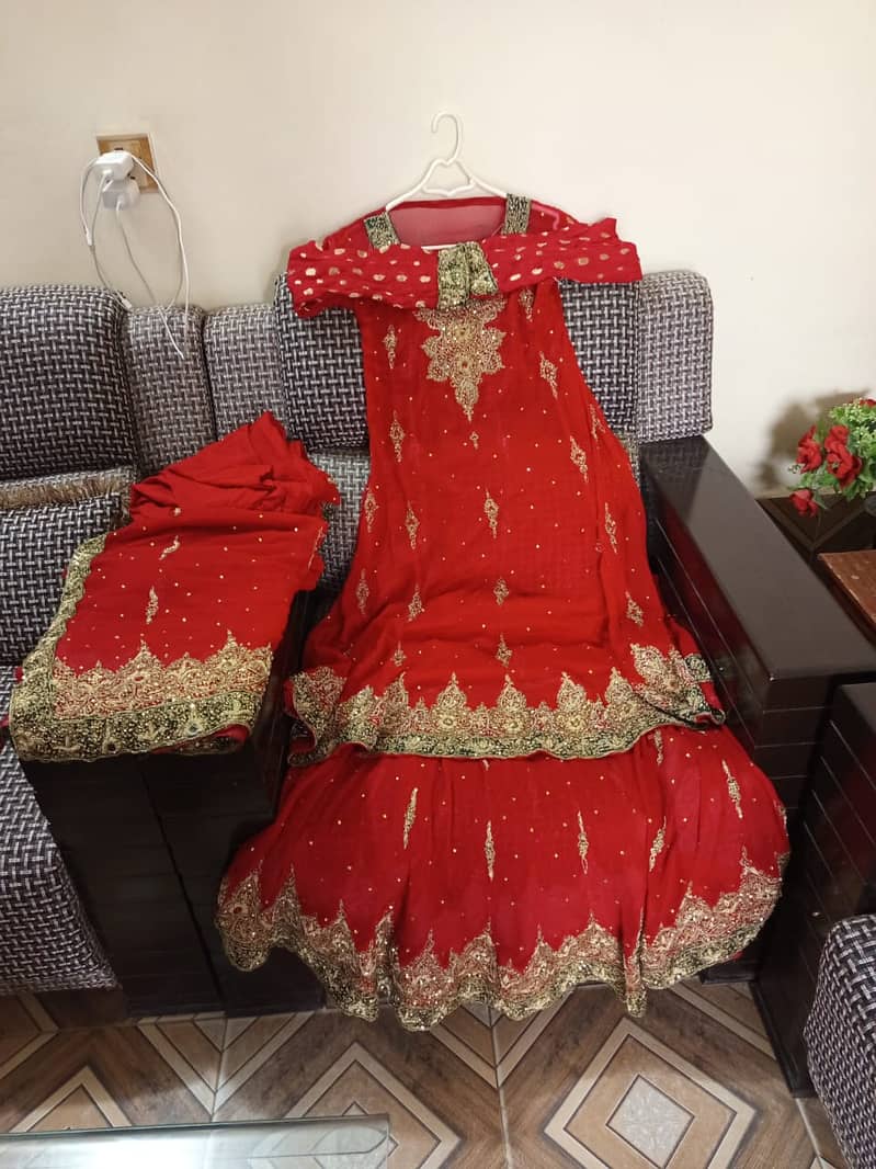 Bridal Lehnga With Free Stiched Suite 2