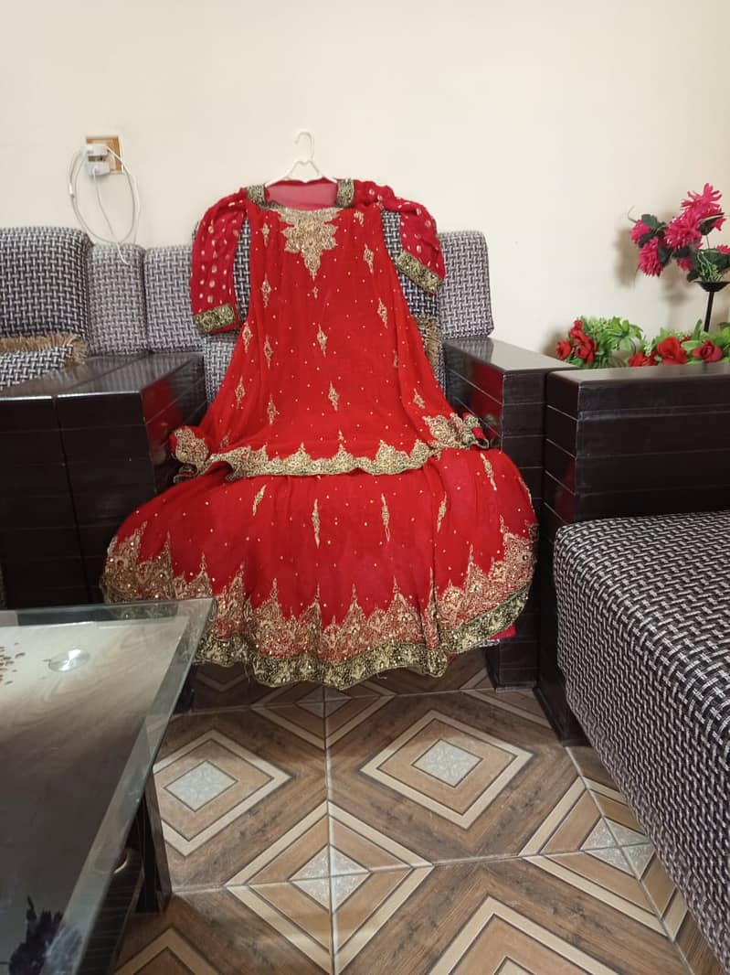 Bridal Lehnga With Free Stiched Suite 11