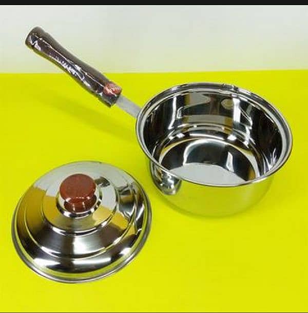 Brand New Stainless Steel Milk Pan/Sauce Pan for Tea 3