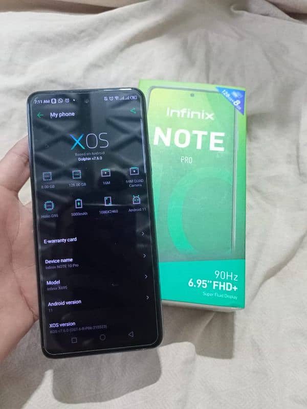 Infinix note 10pro 8gb 128gb Exchange also 0