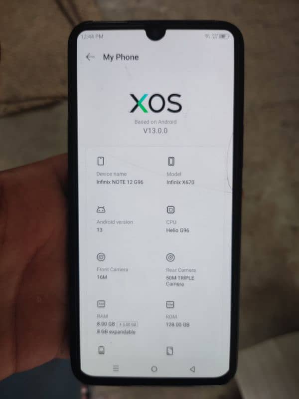 Infinix note 12 G96 0