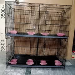 2 cages and Breeding boxs