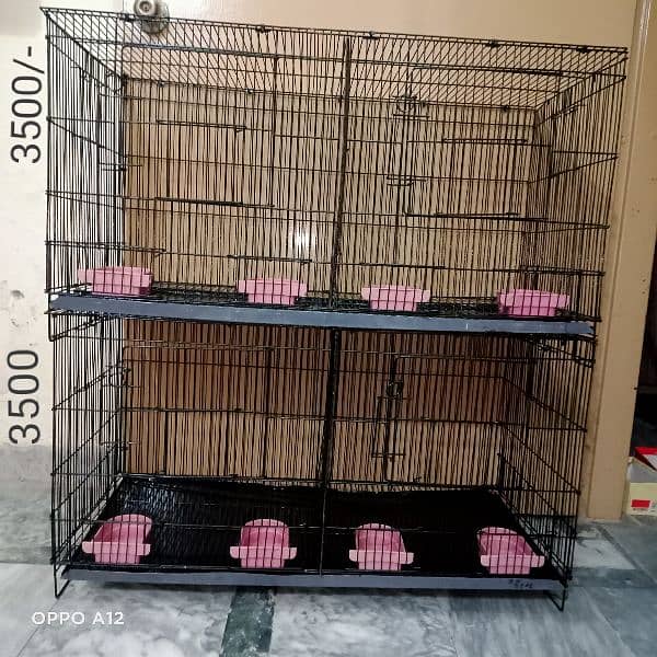 2 cages and Breeding boxs 0