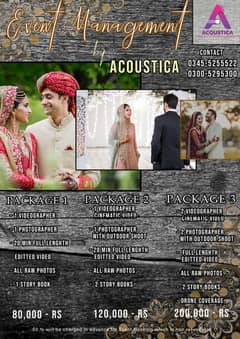 Wedding photography and videos by Acoustica team