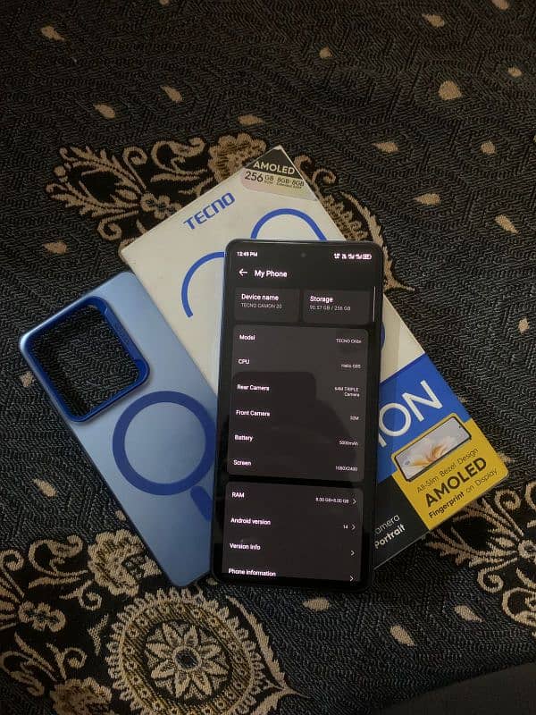 Tecno cammon 20 8+8 256 Gb 2