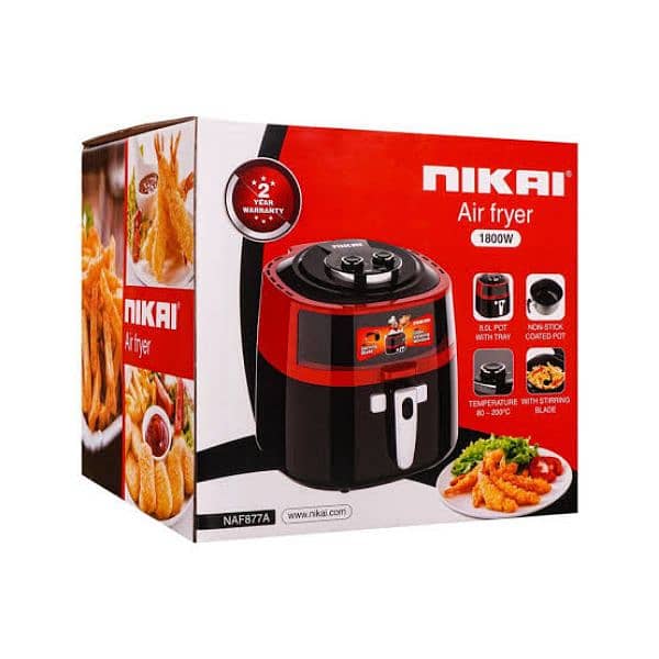 Airfryer Nikai NAF877A 1