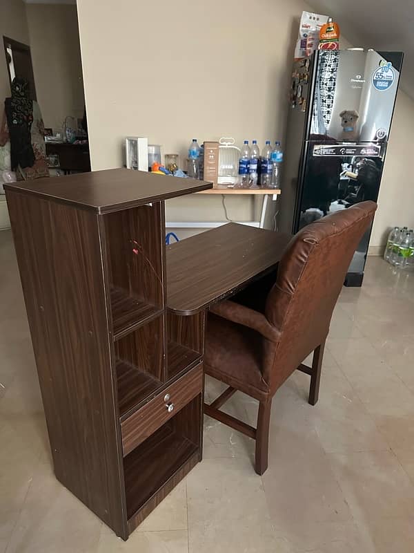 Study Table With Drawers & Office Chair - Reasonable Price 2