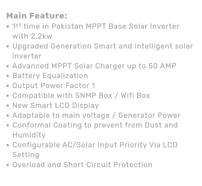 Inverex 2.2K Solar Inverter 1