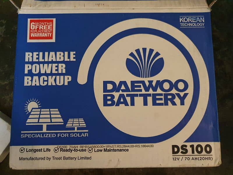 Daewoo DS 100 Battery 4