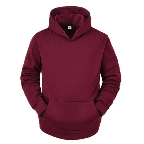 HOODIE LONG SLEAVE | COOL STREAT STYLE HOODIE |Solid Color Regular 5