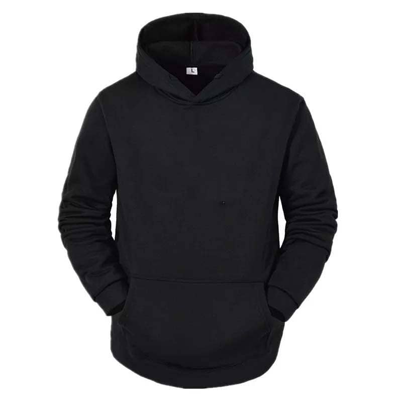 HOODIE LONG SLEAVE | COOL STREAT STYLE HOODIE |Solid Color Regular 8