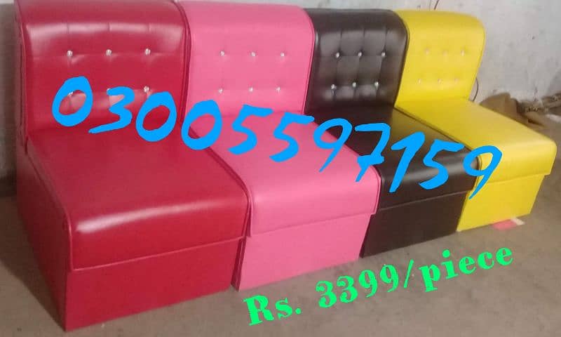 sofa set | single sofa | office cafe home sofa cum | center table use 1