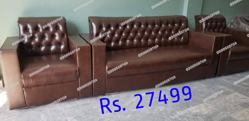 sofa set | single sofa | office cafe home sofa cum | center table use 8