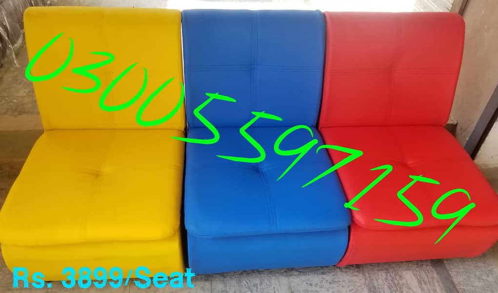 sofa set | single sofa | office cafe home sofa cum | center table use 11